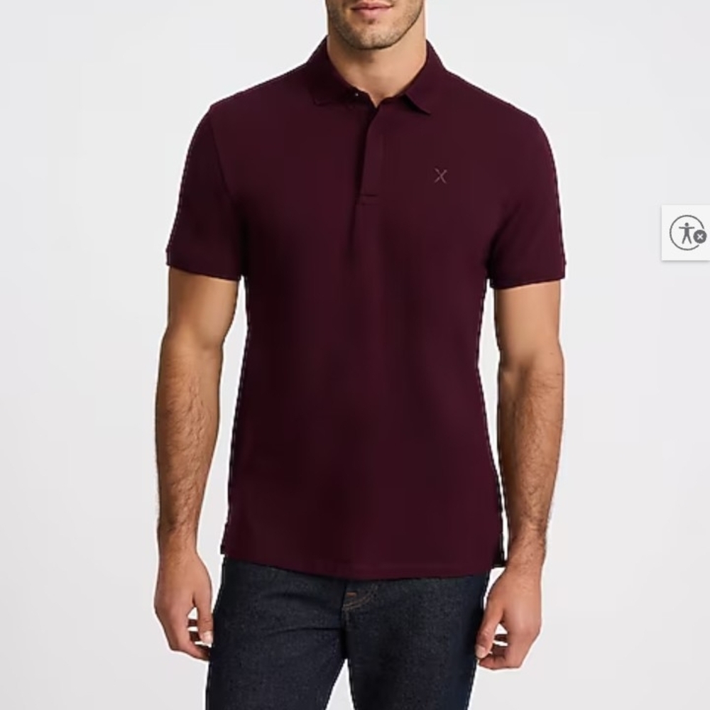 Express X-Logo Perfect Pima Cotton Polo Size Men's Tall Large